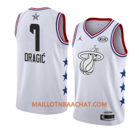 Maillot NBA Miami Heat Goran Dragic 7 2019 All-Star Jordan Brand Blanc Swingman - Homme